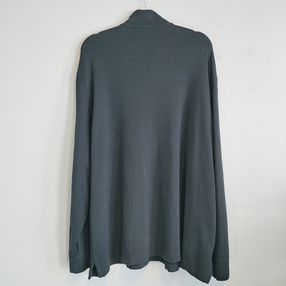Polo Ralph Lauren Men's Black Cotton Estate Rib Pullover Sweater Sz XXL - Picture 10 of 13